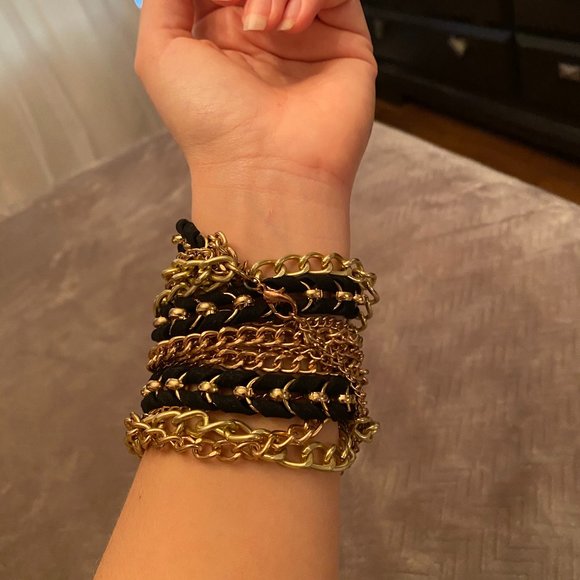 Multitone Metal Wrap Watch - Picture 6 of 7